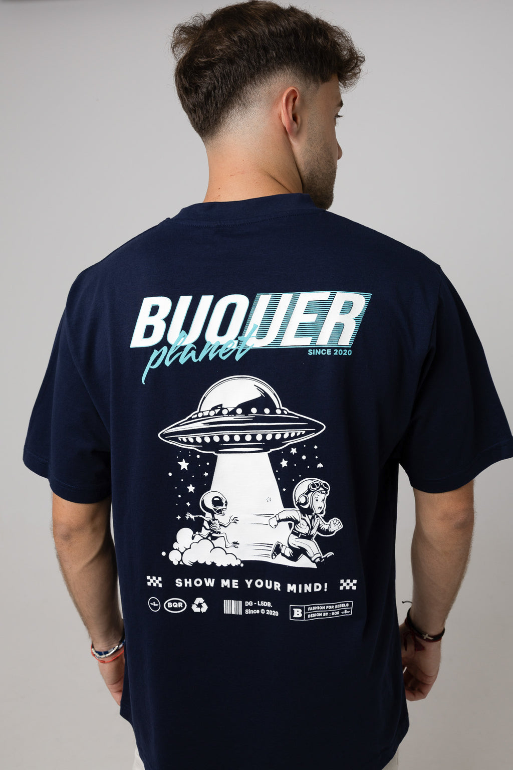 SHOW ME YOUR MIND BLUE T-SHIRT