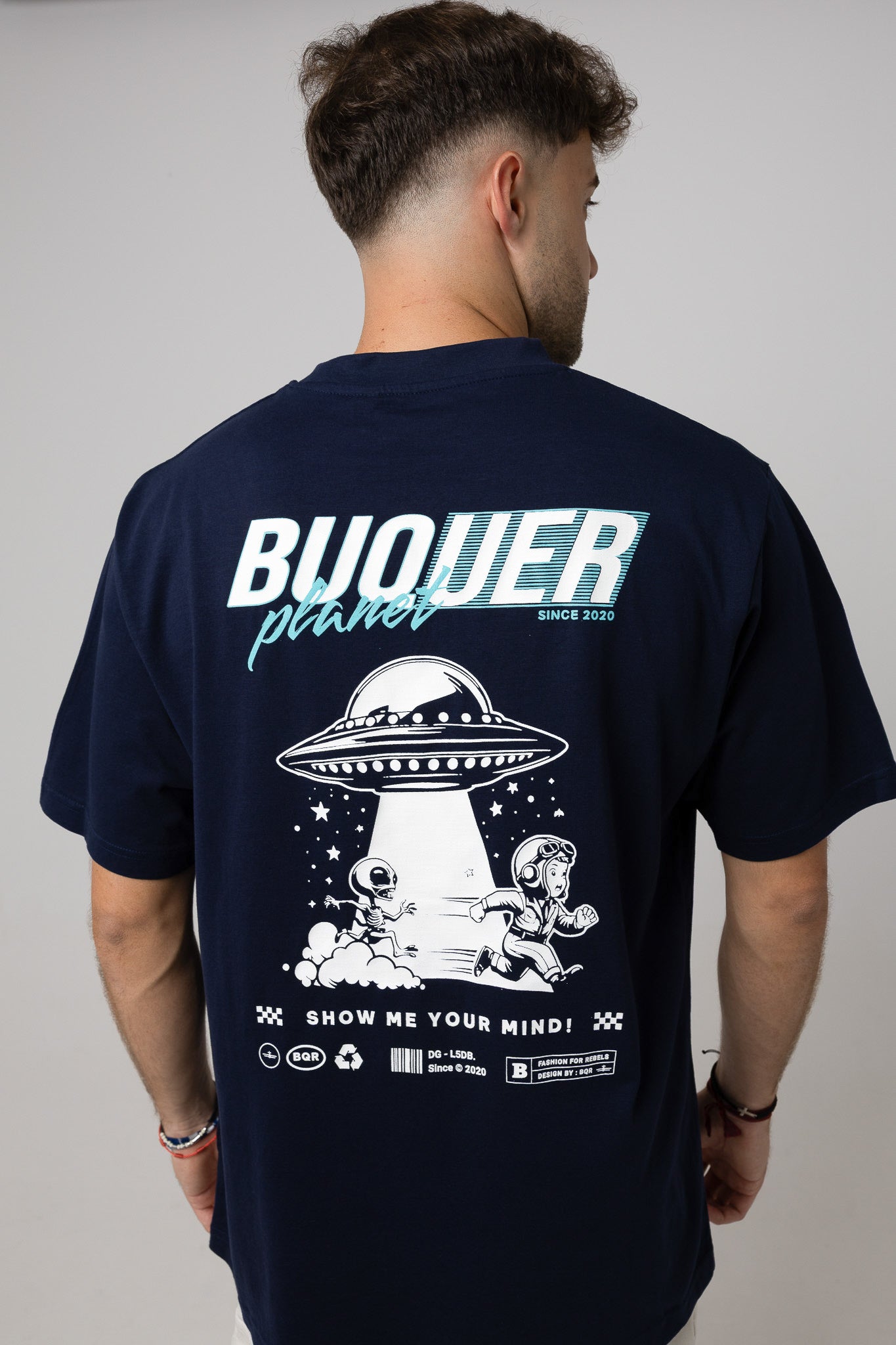 SHOW ME YOUR MIND BLUE T-SHIRT